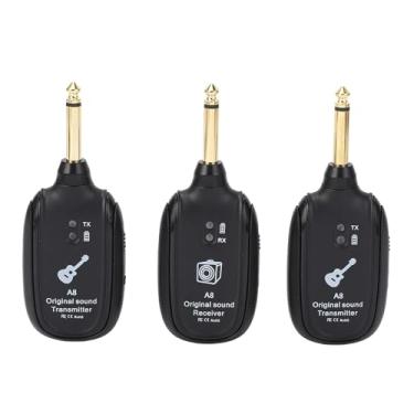 Imagem de RiToEasysports Acessórios de Guitarra, Transmissor e Receptor de de Guitarra Sem Fio de 2,4 GHz para Teclado de Violino Baixo