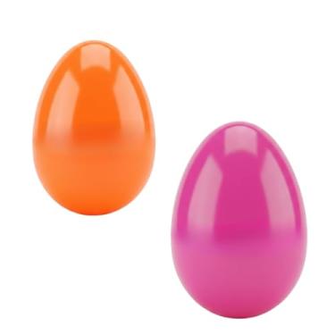 Imagem de Kit 2 Brinquedos Pet Bola Ovo Maluco Cães Funny Eggs Interativo Cachorro Médio Porte (1 COR ROSA / 1 LARANJA)