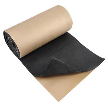 Imagem de PH PandaHall 2 rolos de espuma de célula fechada à prova de som, 11,6 m², 10 mm de espessura, enchimento autoadesivo à prova de som, almofada de isolamento acústico, espuma de tratamento acústico para