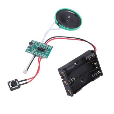 Imagem de EBTOOLS Módulo de Gravador de Som, Chip de Módulo de Gravação de Voz Gravável de 4 Minutos Com Alto-falante, Reprodução de Loop Ativado por Luz para Projetos DIY de Cartões Comemorativos