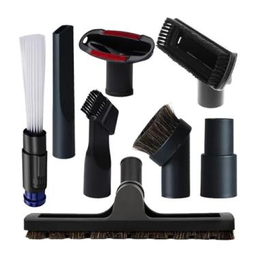 Imagem de Hujscufdjy Cabeça de escova de sucção de bocal para peças de aspirador de pó de 32 mm e 35 mm, ferramenta de fenda para cama sofá teclado (C)