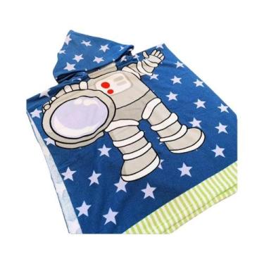 Imagem de Roupão De Banho Para Meninas Com Tema De Unicórnio, Tubarão E Sereia, 