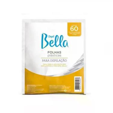 Imagem de Folhas Plásticas para Depilação A Frio  60 Fls Depil Bella