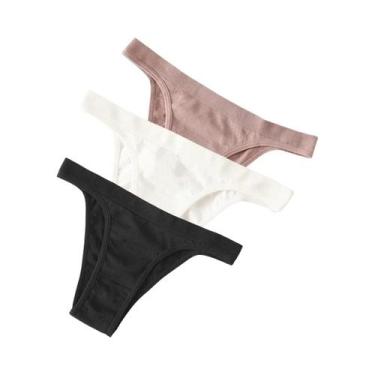 Imagem de Conjunto De Calcinhas Brasileiras Sem Costura De Cintura Alta Para Mul