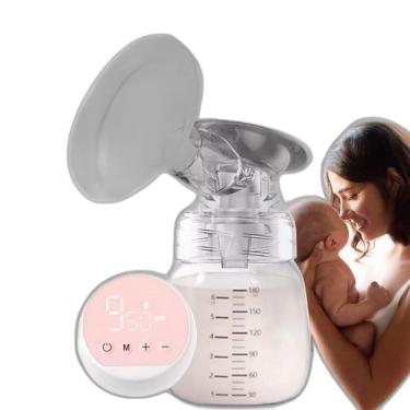 Imagem de Bomba Tira Leite Elétrica Materno Digital Mamadeira 180Ml