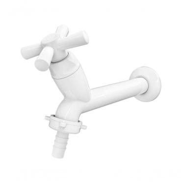 Imagem de Torneira Tigre Tanque Cross Branca 10Cm 1/2Equot