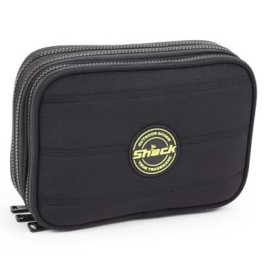 Imagem de Estojo Box Escolar Juvenil Masculino Shock - Seanite, Preto