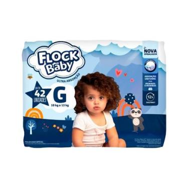 Imagem de Fralda Descartável Flock Baby Ultra Absorção G 42 Unidades
