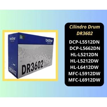 Imagem de CARTUCHO DE CILINDRO BROTHER DR3602 | DCP-L5512 DCP-L5662 HL-L5212 MFC-L5912 | ORIGINAL 75K
