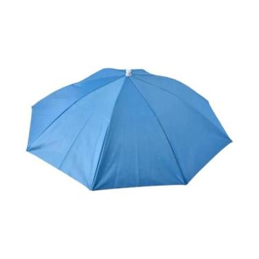 Imagem de Chapéu Guarda-Chuva Dobrável Portátil Para Pesca, Golfe, Jardinagem E 