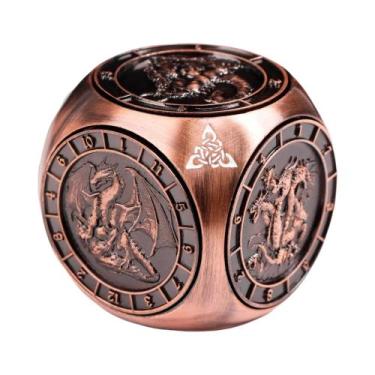 Imagem de Dado Giratório De Metal 7 Em 1 Para Dungeons And Dragons DND Spinner D