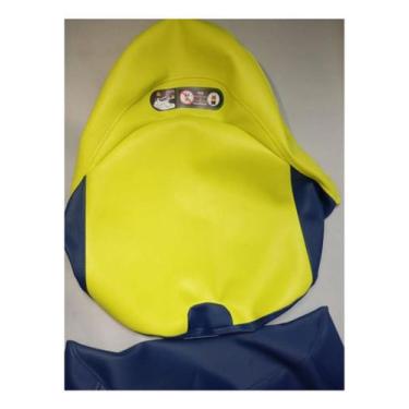 Imagem de Capa Banco Compatível Seadoo Wake 230 2020 + Kit Grampo Inox Amarelo -