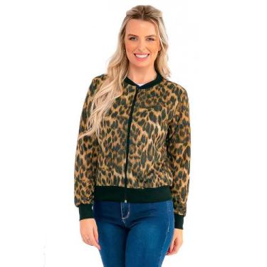 Imagem de Jaqueta Feminina Adulta Bomber Blusa de Frio Com Zíper - Fantasias Car