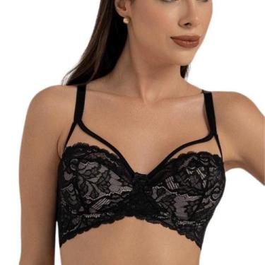 Imagem de Sutiã Top Tule Renda Aro Indecense - 2645, Vermelho, 44