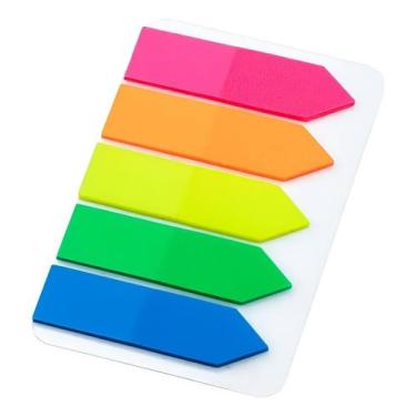 Imagem de Marcador de Página Seta BRW 12x44mm 5 Cores NEON - FL0001