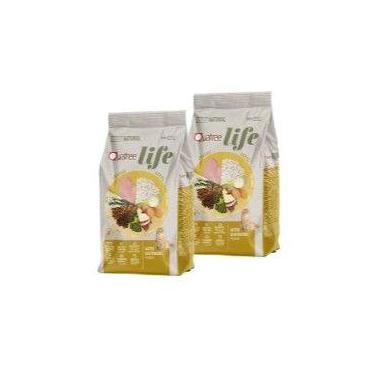 Imagem de Ração Quatree Life para Gatos Castrados Sabor Frango e Arroz, 2Kg