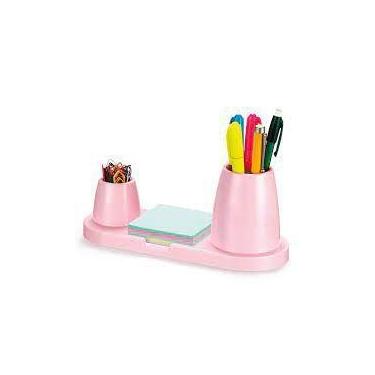 Imagem de Organizador Trio Plus para Lápis e Canetas - Waleu, Prata