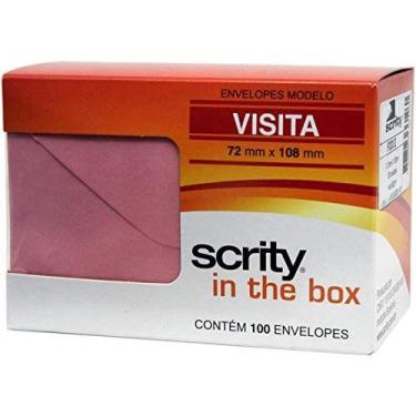 Imagem de Envelope Visita Colorido 72X108 Rosa Claro Fidji 80G - SCRITY