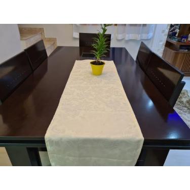 Imagem de Caminho Trilho De Mesa Tecido Jacquard 1,40x0,40 Decoração - Admirare,
