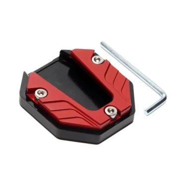 Imagem de Extensor De Apoio Lateral Para Motocicleta Em Liga De Alumínio, Placa 