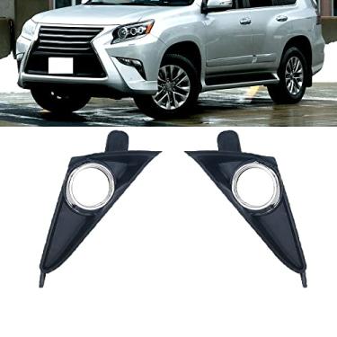 Imagem de JESYMBX Para Lexus GX460/400 2014-2020 Tampa do para-choque dianteiro inferior tampa da lâmpada de neblina modelo de automóvel moldura da lâmpada de neblina