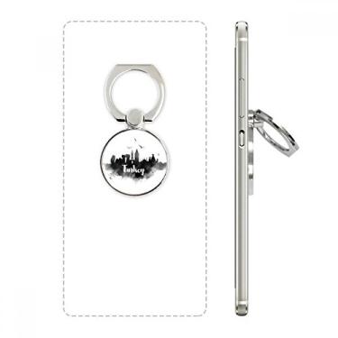 Imagem de Turkey Landmark Ink Anel de telefone para pintura de cidade Suporte de laço ajustável