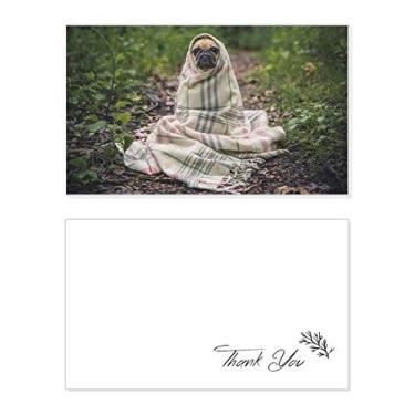 Imagem de Foto fotográfica Bulldog para animais de estimação, cartão de agradecimento, aniversário, saudações, casamento, agradecimento