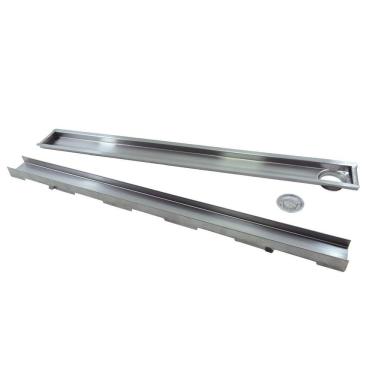 Imagem de Ralo M1Nox Linear Oculto 80 Cm X 6 Cm Saída Lateral