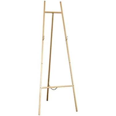 Imagem de Cavalete De Estudante De 144 Cm, Suporte De Exibição De Arte Em Ferro Dourado, Pôster De Casamento, Suporte De Exibição De Pintura A Óleo, Cavalete Ajustável Resistente,Ouro,50*62*114CM,Pleasant63