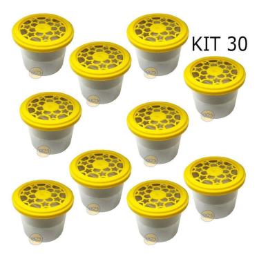 Imagem de Kit 30 Pote Anti Umidade Evita Mofo E Mau Cheiro Nas Roupas