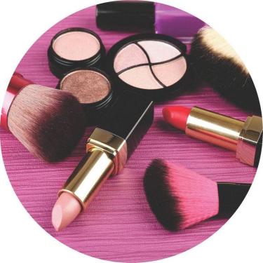 Imagem de Painel Redondo 3D Sublimado Maquiagem Frd-2472