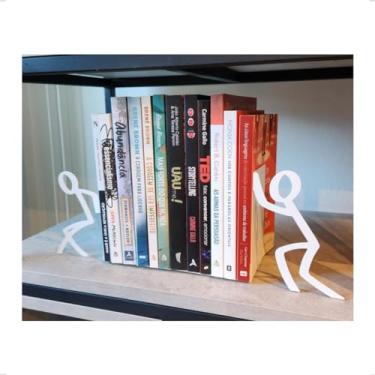 Imagem de Aparador Suporte Organizador Apoio Porta Livros Toni Branco