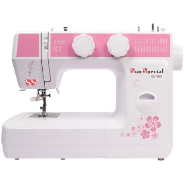 Imagem de Máquina Costura Doméstica Ss-989 110V Mecânica Rosa - Sun Special