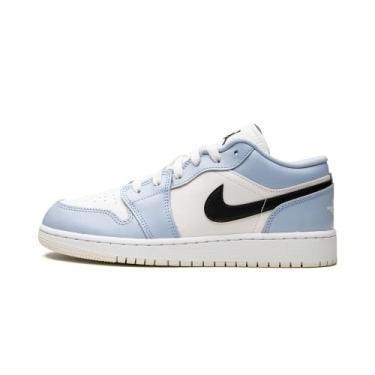 Imagem de Jordan Youth Air Jordan 1 Low (GS) 554723 401 Ice Blue - Size 5.5Y