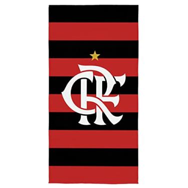 Imagem de Toalha Aveludada Estampada Transfer Flamengo