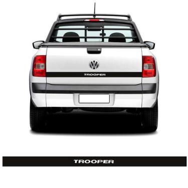 Imagem de Faixa Saveiro Trooper 2014 Até 2018 Adesivo Tampa Traseira - SPORTINOX
