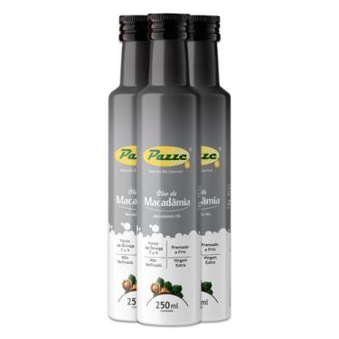 Imagem de Kit 3 Óleo de Macadâmia Extra Virgem Pazze 250ml