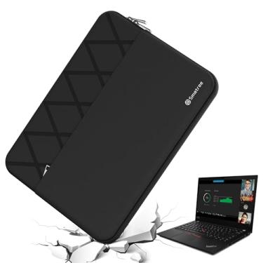 Imagem de Smatree Capa protetora antichoque de 14 polegadas sob medida para laptop Lenovo 14 ThinkPad T14/T14S Gen 4/3/2, ThinkPad P14s Gen 4/3, Slim Pro 7/Slim 7 Pro X, bolsa para laptop de 14 polegadas, preta