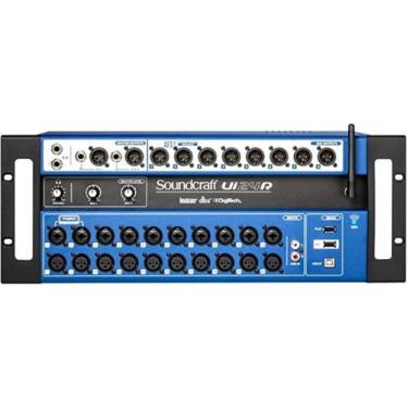Imagem de Mesa Wi-fi Digital Soundcraft Ui-24r Mixer Profissional - JBL, Preto e