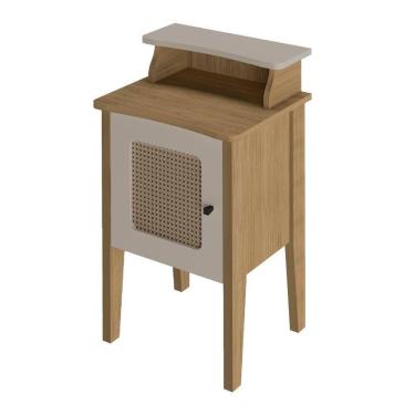 Imagem de Mesa De Apoio Charlotte Carvalho/off White Artely Carvalho/off White