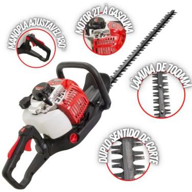 Imagem de Podador Kawashima HT-23 À Gasolina 2T 23CC Manopla Ajustável Com Duas 