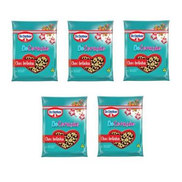 Imagem de Kit c/ 5un Granulado Choc Bolinha de Chocolate 80g - D - Dr. Oetker