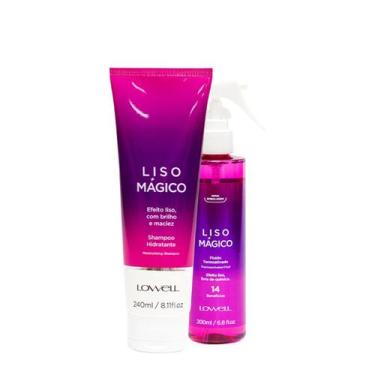 Imagem de Kit Lowell Liso Mágico Shampoo Fluído Termoativado (2 produtos)