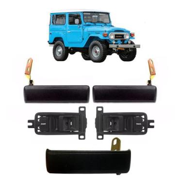 Imagem de Kit Maçaneta Porta Dianteira Mala Toyota Bandeirante 85 A 01 - Superce