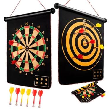 Imagem de Jogo De Dardos Magnético Dupla Face - 6 Dardos