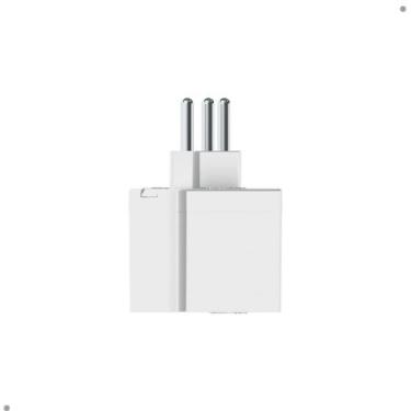 Imagem de Plug Protetor contra Raios e Surtos 20A 3 Pinos Qualitronix, Branco