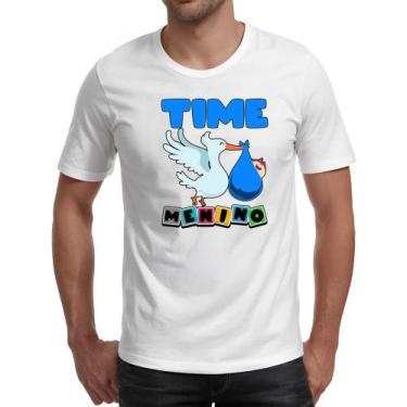 Imagem de Camiseta Unissex Cegonha Time Menino - Alearts, GG