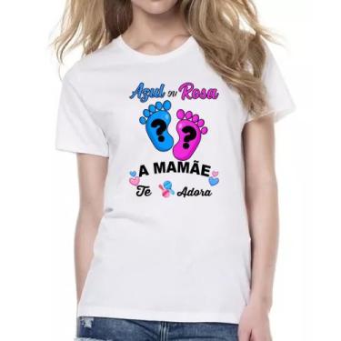 Imagem de Camiseta Baby Look Cha Revelacao Mamae te adora - Alearts, G
