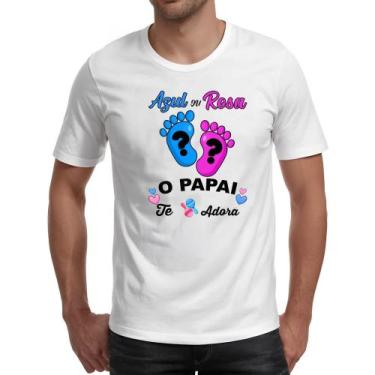 Imagem de Camiseta Unissex Cha Revelacao Papai te adora - Alearts, G