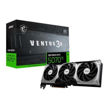 Imagem de Placa de Vídeo MSI Geforce RTX 5070 TI 16G VENTUS 3X OC, NVIDIA, 16GB,